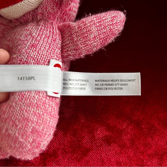 Schylling Red/Pink Sock Monkey 7 inches Stuffed Animal Set of 2 - Picture 7 of 12